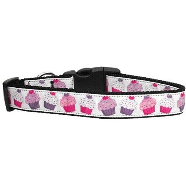 Unconditional Love Pink and Purple Cupcakes Dog Collar Large UN918874